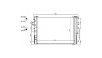 Radiator Condensator AC Mercedes A Class 2012-2018...