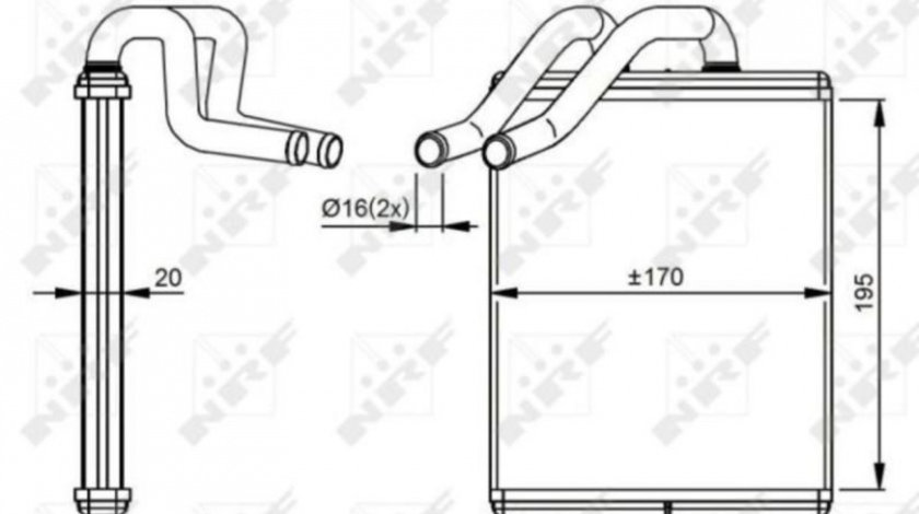 Radiator incalzitor Kia SORENTO I (JC) 2002-2016 #3 06333007