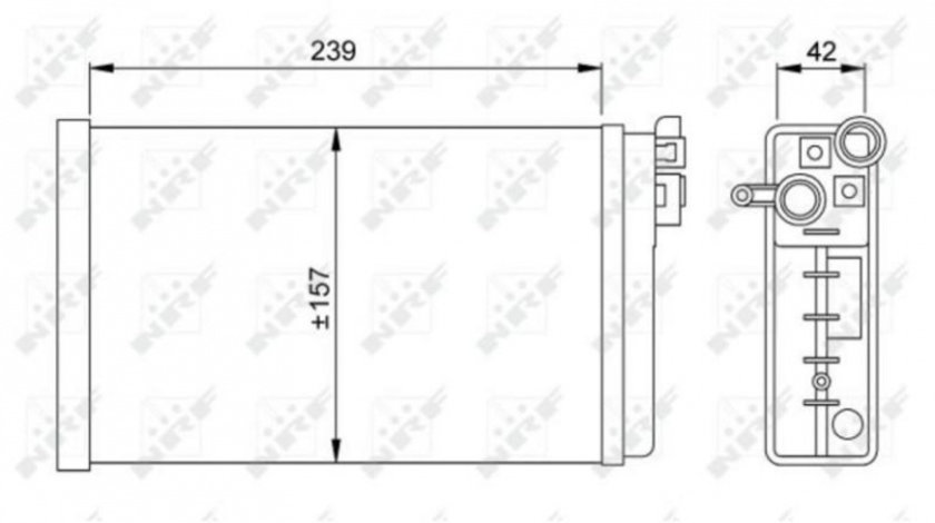 Radiator incalzitor Opel OMEGA A combi (66_, 67_) 1986-1994 #2 1618044