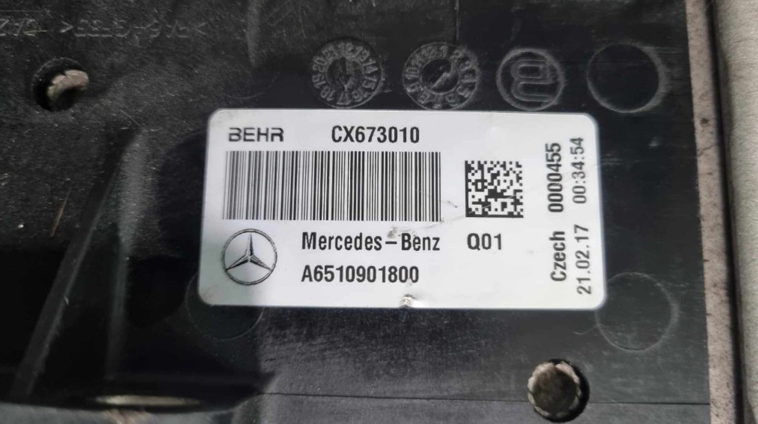 Radiator intercooler A6510901800 Mercedes-Benz C-Class T-modell (S205) 220 d 2.1 4-matic 170cp OM 651.921