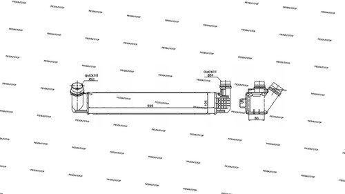 Radiator intercooler Renault Megane 3 1.6 dCi NOU 144960022R 144960734R 144968116R 144968673R (650x1...