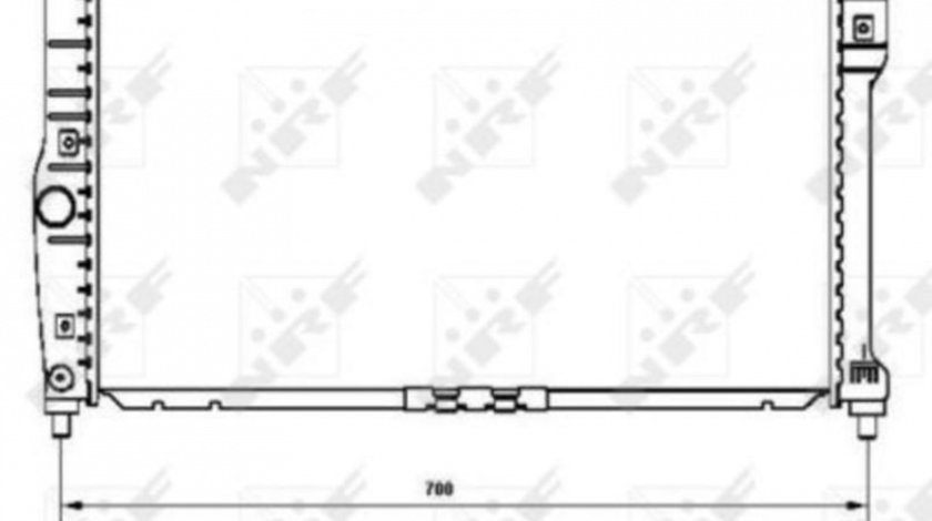 Radiator lichid racire Daewoo LANOS (KLAT) 1997-2016 #2 01313001