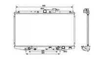 Radiator lichid racire Honda ACCORD Mk VII hatchba...