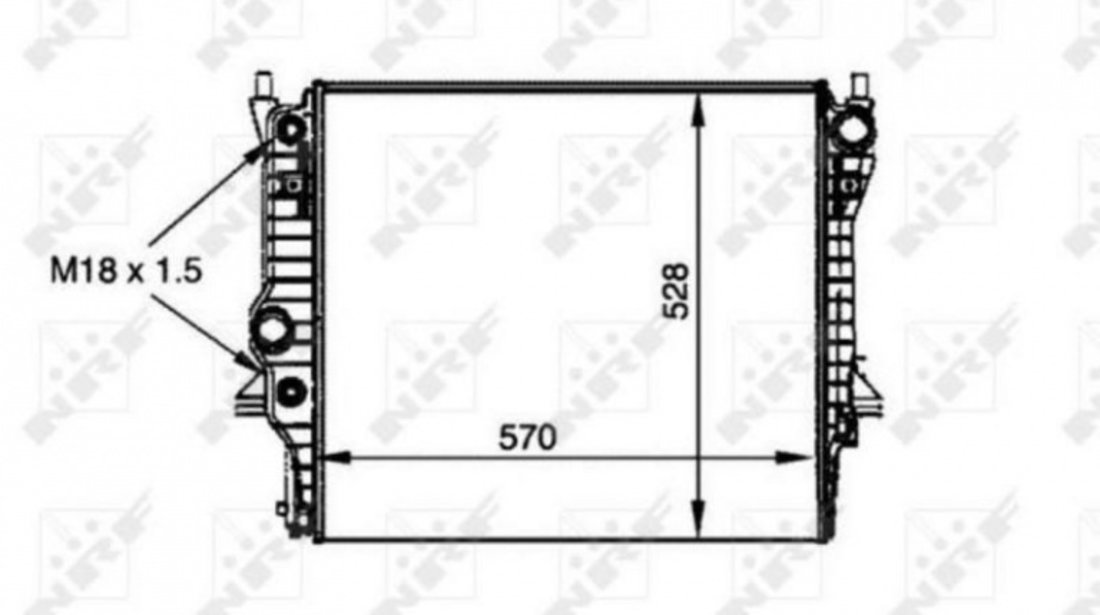 Radiator lichid racire Jaguar XF (_J05_, CC9) 2008-2015 #2 138004