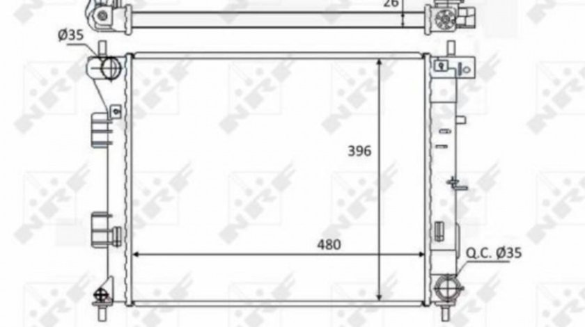 Radiator lichid racire Kia CEE D (JD) 2012-2016 #3 105988