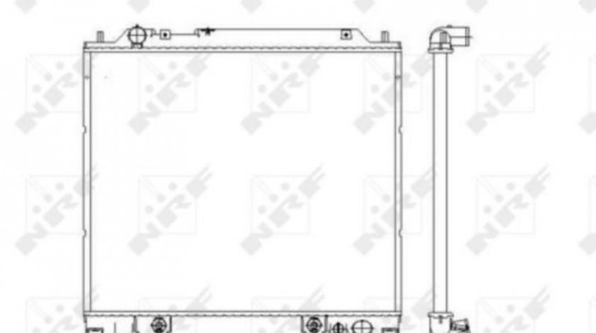 Radiator lichid racire Mitsubishi L 400 caroserie (PD_W, PC_W, PB_V, PA_W, PA_V) 1996-2007 #2 01163017