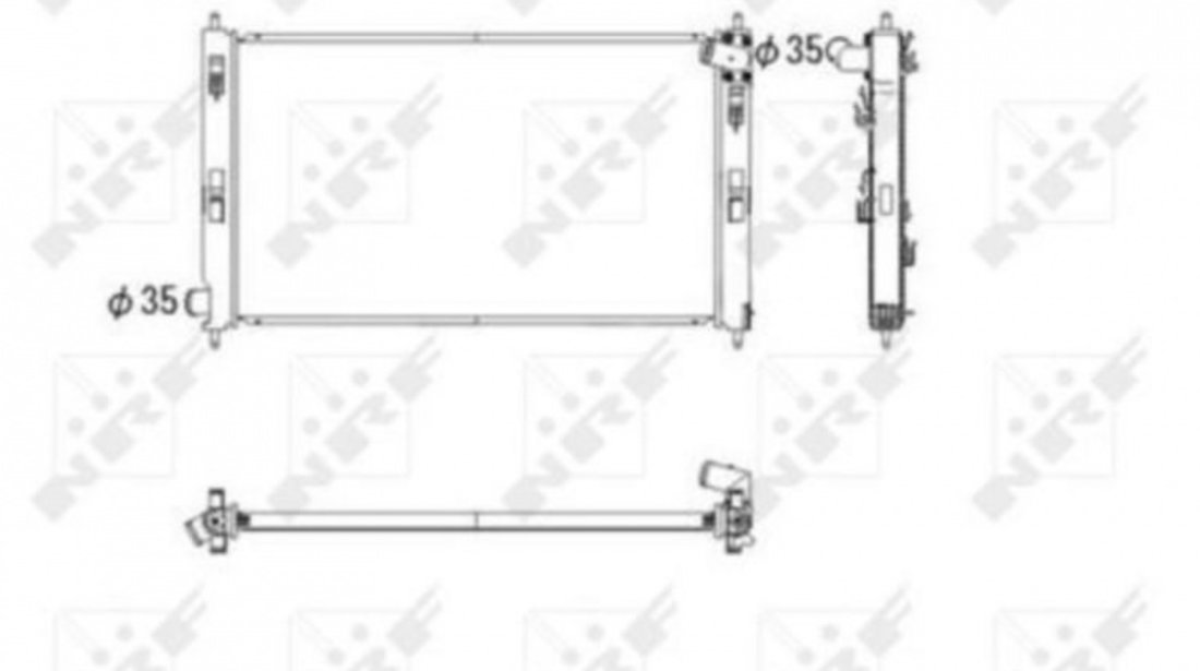 Radiator lichid racire Mitsubishi OUTLANDER II (CW_W) 2006-2012 #2 122089