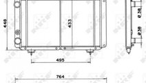 Radiator lichid racire Peugeot 504 Break (D_, F_) ...