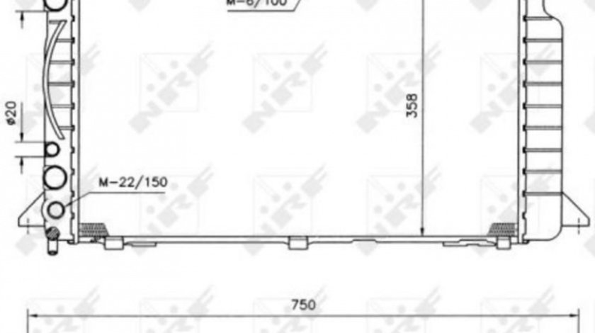 Radiator racire Audi AUDI 80 (8C, B4) 1991-1994 #2 001B09A