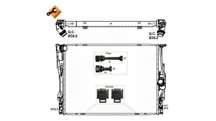 Radiator racire BMW BMW 1 Cabriolet (E88) 2008-2016 #2 050045N