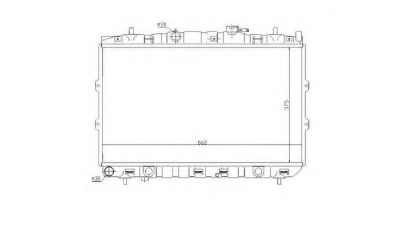 Radiator racire Kia CERATO limuzina (LD) 2004-2016 #3 253102F000