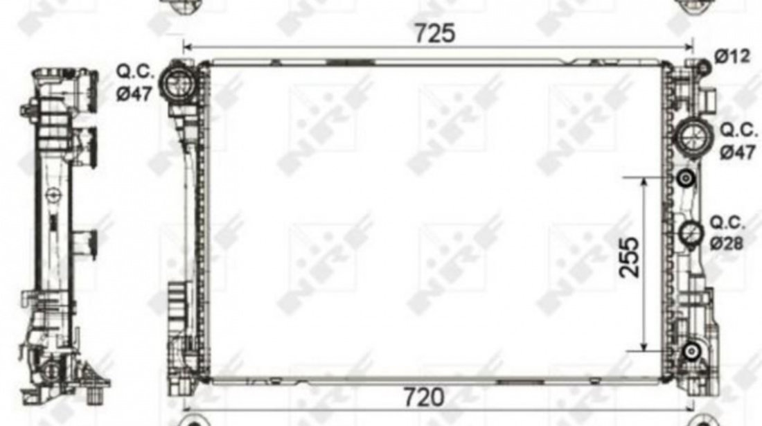 Radiator racire Mercedes C-CLASS (W204) 2007-2014 #3 120101N