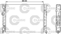 Radiator, racire motor (230503 VALEO) VW