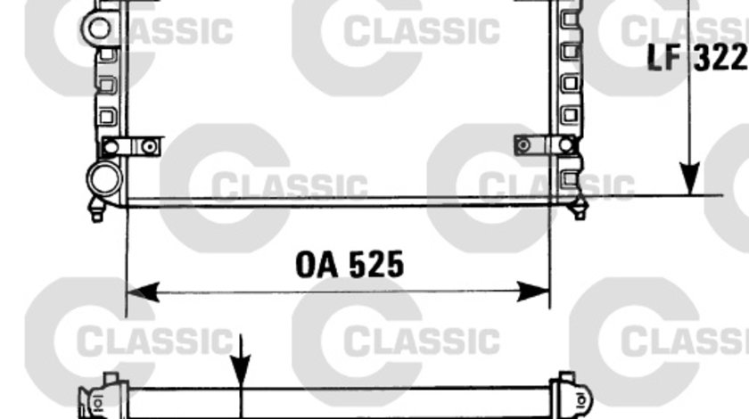 Radiator, racire motor (230947 VALEO)