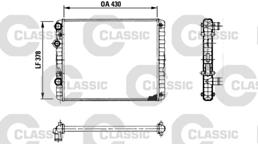 Radiator, racire motor (230956 VALEO)