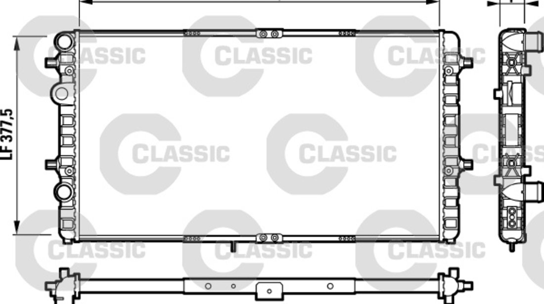 Radiator, racire motor (232698 VALEO)