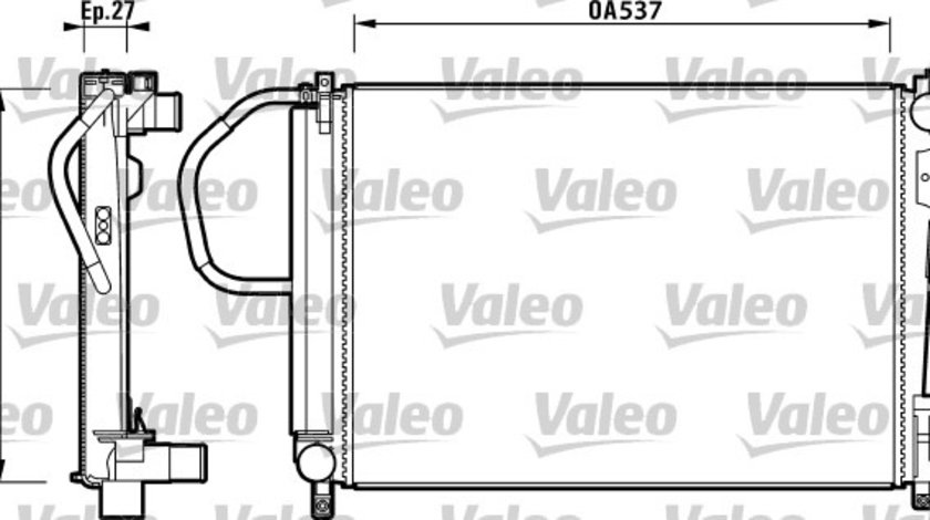 Radiator, racire motor (732883 VALEO) CHRYSLER