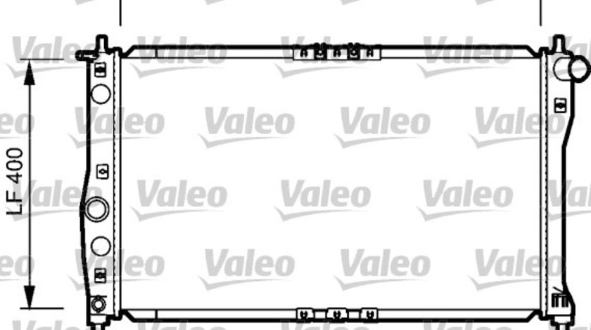 Radiator, racire motor (734248 VALEO) DAEWOO