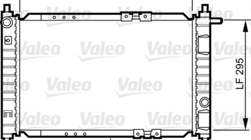 Radiator, racire motor (734250 VALEO) DAEWOO