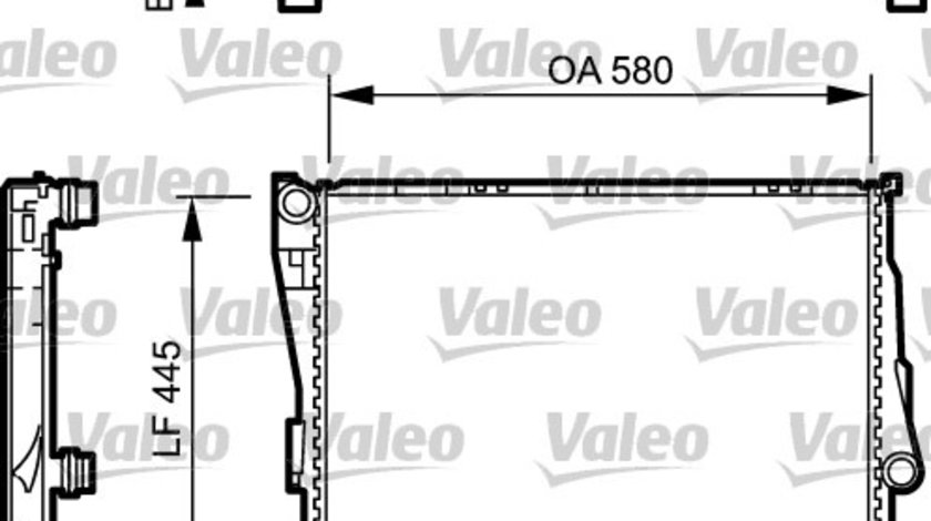 Radiator, racire motor (734276 VALEO) BMW