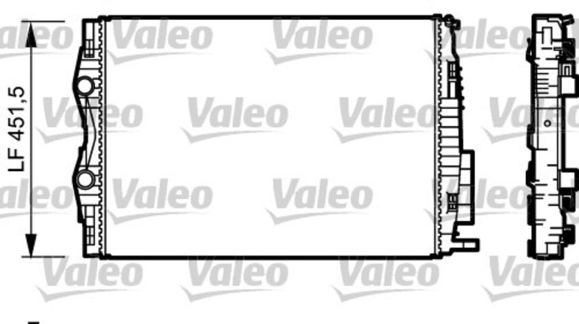 Radiator, racire motor (734438 VALEO) RENAULT