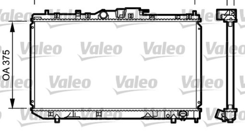 Radiator, racire motor (735075 VALEO) TOYOTA