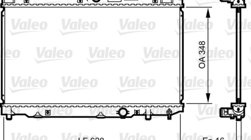 Radiator, racire motor (735415 VALEO) TOYOTA