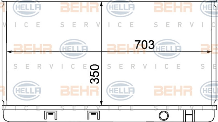 Radiator, racire motor (8MK376769621 HELLA) MAZDA