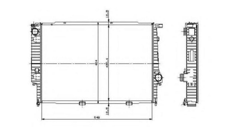 Radiator, racire motor BMW 5 (E34) 1987-1995 #2 01022079