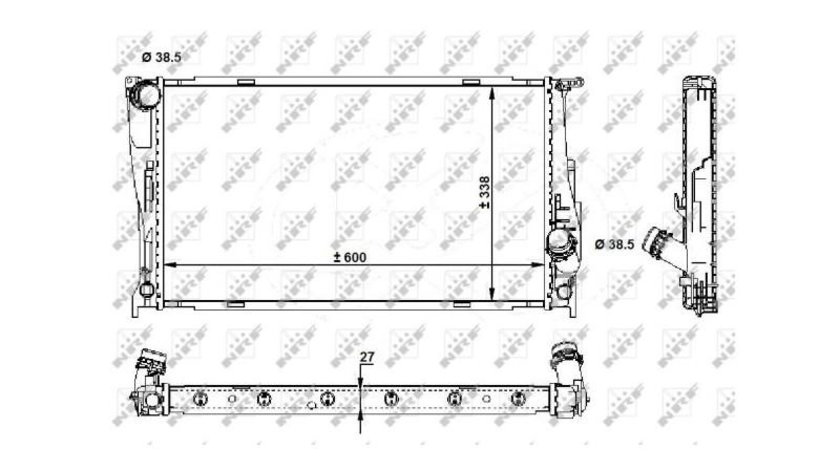 Radiator, racire motor BMW BMW 1 Cabriolet (E88) 2008-2016 #3 050081N