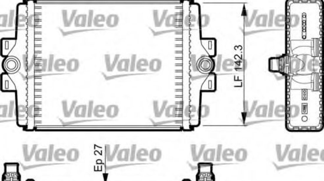 Radiator, racire motor BMW Seria 4 Cabriolet (F33, F83) (2013 - 2016) VALEO 735467 piesa NOUA