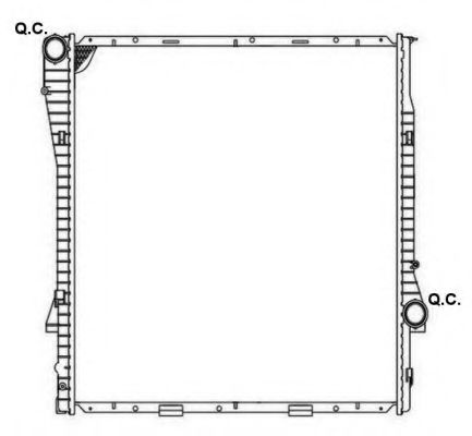 Radiator, racire motor BMW X5 (E53) (2000 - 2006) NRF 53183 piesa NOUA