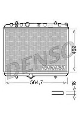 Radiator, racire motor CITROEN BERLINGO (B9) (2008 - 2016) DENSO DRM21055 piesa NOUA