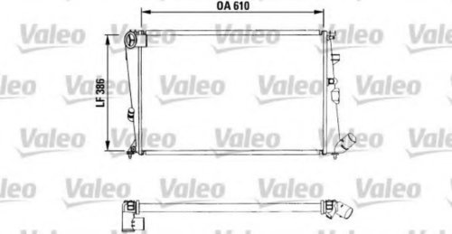 Radiator, racire motor CITROEN XANTIA Estate (X2) (1998 - 2003) VALEO 730959 piesa NOUA