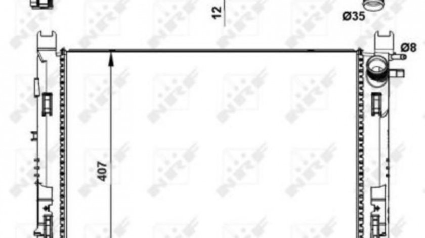 Radiator, racire motor Dacia DOKKER 2012-2016 #3 107210