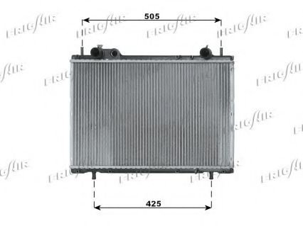 Radiator, racire motor FIAT BRAVO I (182) (1995 - 2001) FRIGAIR 0104.3100 piesa NOUA