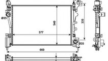 Radiator, racire motor FIAT QUBO (225) (2008 - 201...