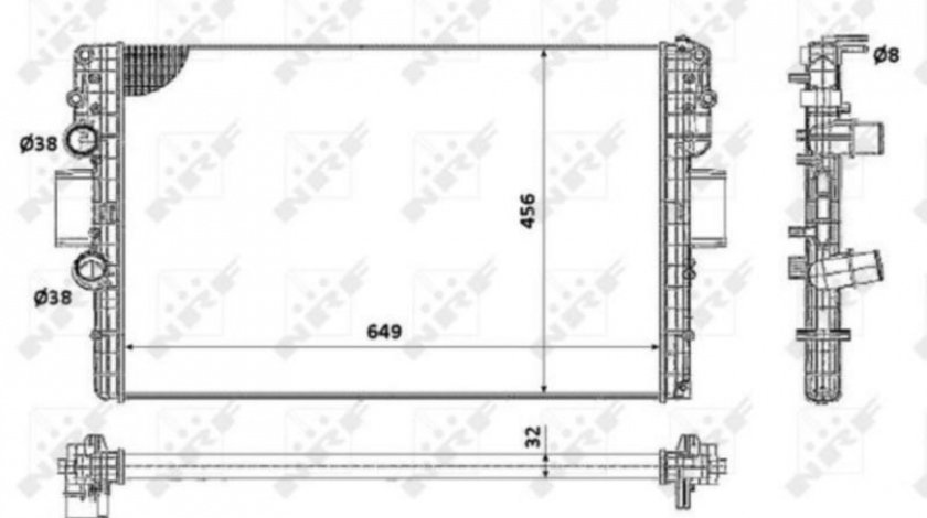 Radiator, racire motor Iveco DAILY IV bus 2006-2011 #3 02042025