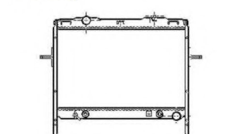 Radiator, racire motor KIA SORENTO I (JC) (2002 - 2009) NRF 53369 piesa NOUA