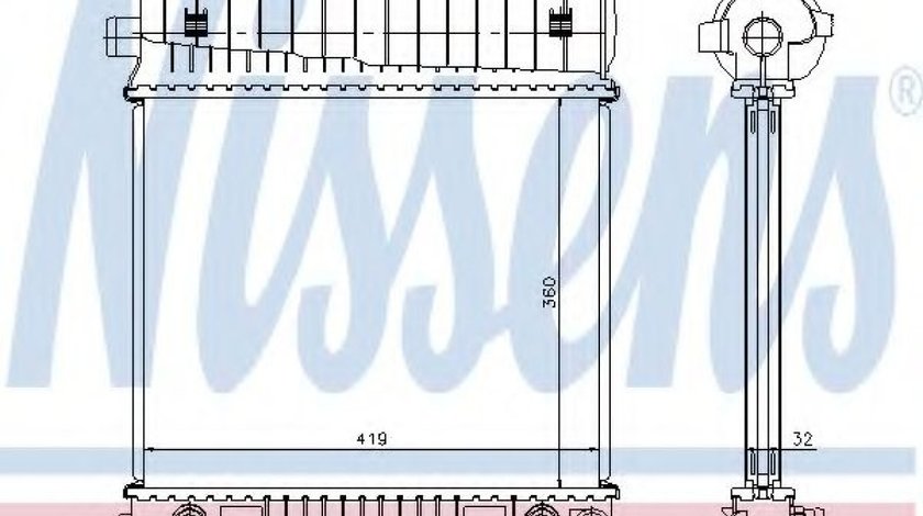 Radiator, racire motor MERCEDES E-CLASS Combi (S210) (1996 - 2003) NISSENS 62708A piesa NOUA