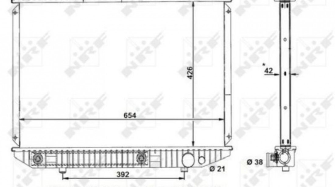 Radiator, racire motor Mercedes S-CLASS cupe (C126) 1980-1991 #2 01062067