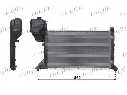 Radiator, racire motor MERCEDES SPRINTER 4-t bus (904) (1996 - 2006) FRIGAIR 0206.2086 piesa NOUA