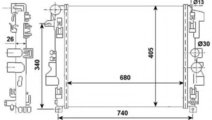 Radiator, racire motor MERCEDES VITO / MIXTO caros...