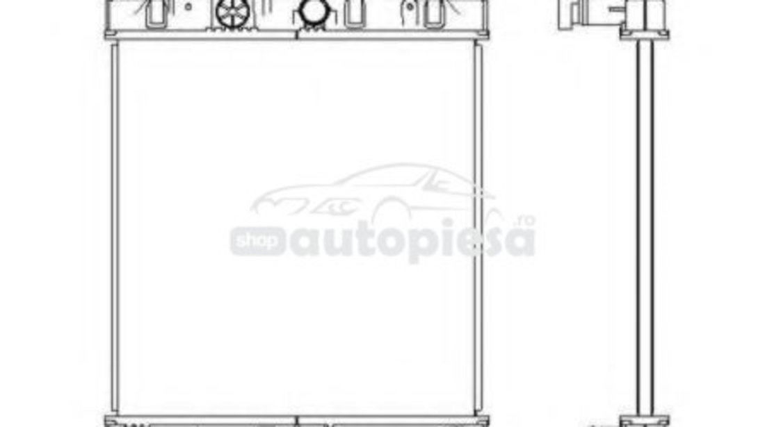 Radiator, racire motor NISSAN MICRA II (K11) (1992 - 2003) ITN 01-2130DN piesa NOUA