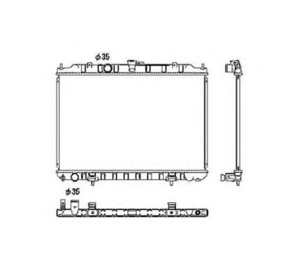 Radiator, racire motor NISSAN X-TRAIL (T30) (2001 - 2013) NRF 53452 piesa NOUA