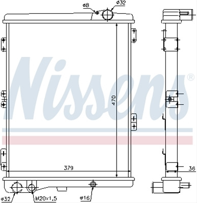 Radiator, Racire Motor Nissens Audi 604411