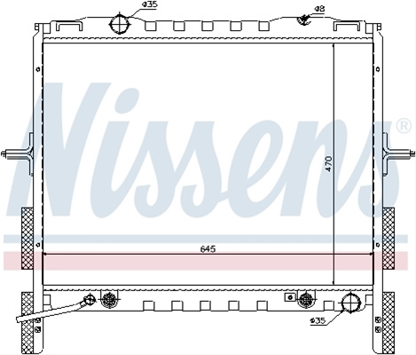 Radiator, Racire Motor Nissens Kia 66657