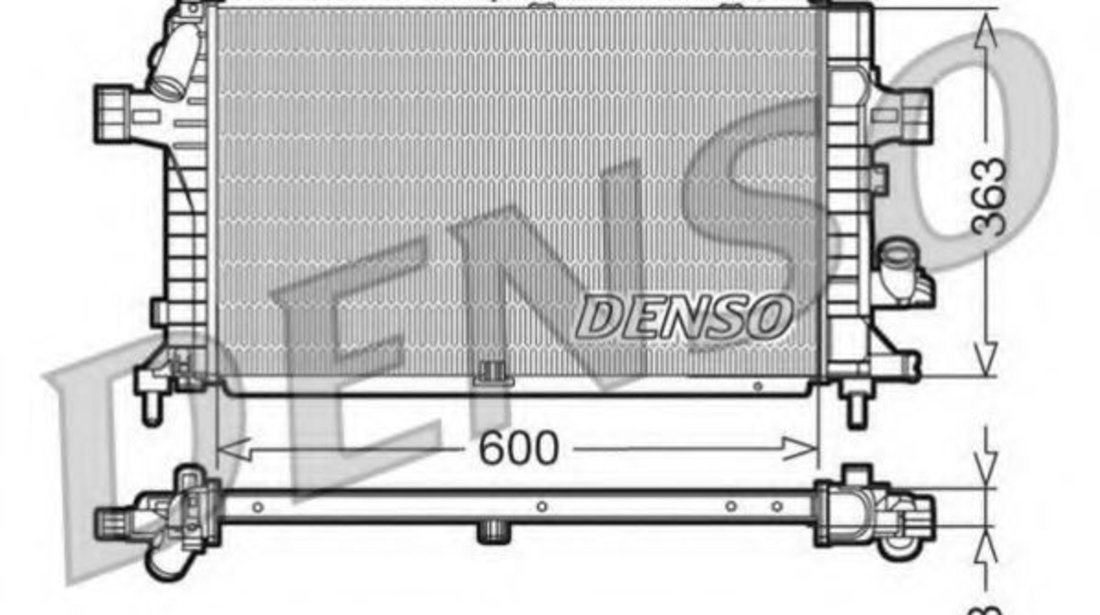 Radiator, racire motor OPEL ASTRA H Combi (L35) (2004 - 2016) DENSO DRM20102 piesa NOUA