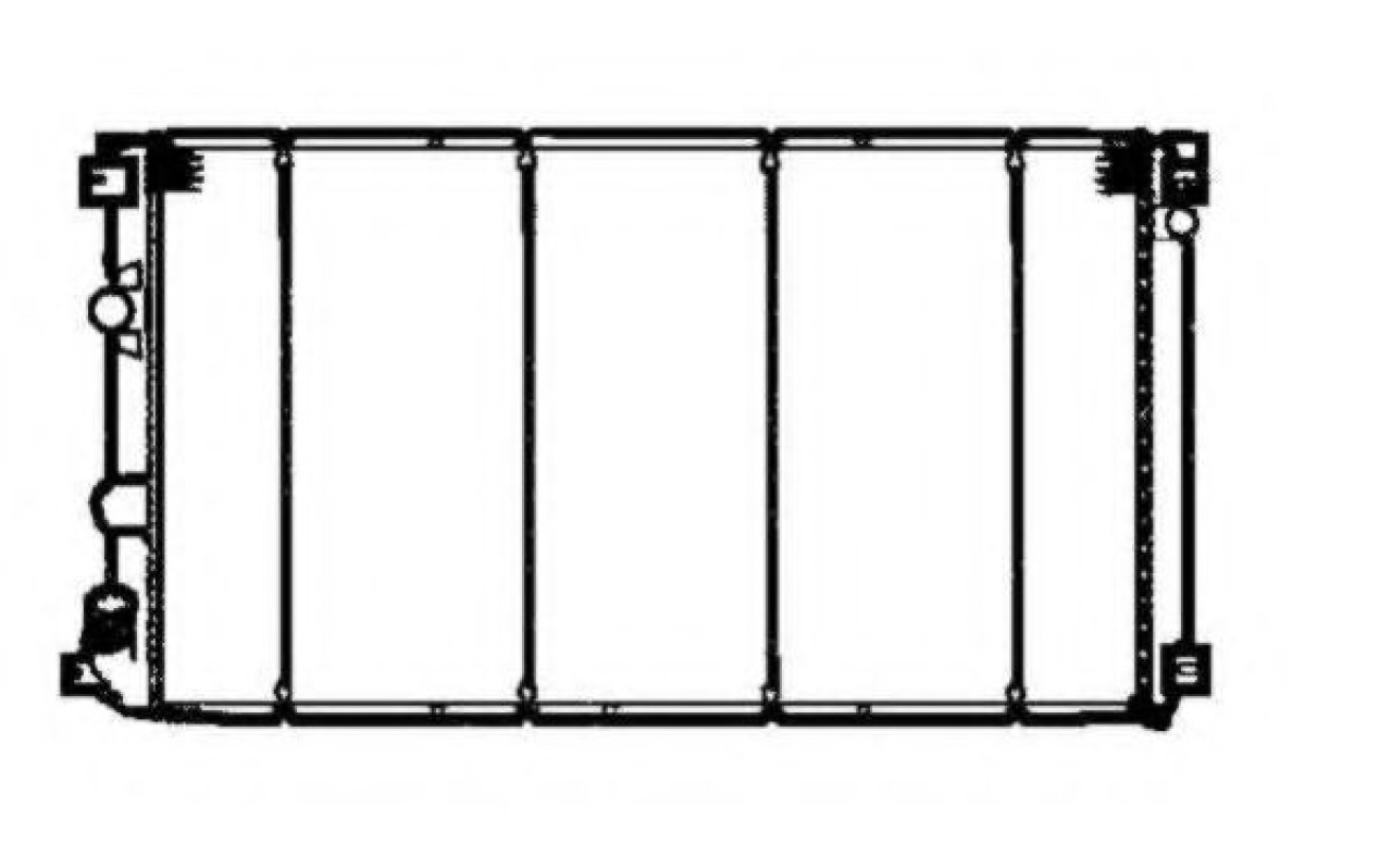 Radiator, racire motor OPEL MOVANO caroserie (F9) (1999 - 2010) NRF 58324 piesa NOUA