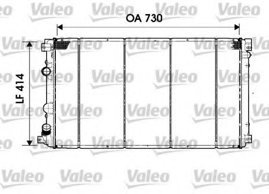 Radiator, racire motor OPEL MOVANO platou / sasiu (U9, E9) (1998 - 2010) VALEO 732919 piesa NOUA